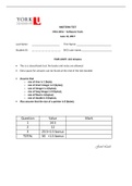 EECS 2031 Software Tools midterm Exam - All answers are Correct - York University EECS 2031