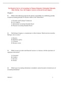 Survey of Accounting 6th Edition By Thomas Edmonds, Christopher Edmonds,  Olds, McNair, Tsay (Test Bank)