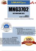 MNG3702 October/November Exam 2024 - DUE 15 October 2024