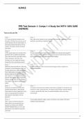 PPR Test Domain 1_ Comps 1-4 Study Set WITH 100- SURE ANSWERS