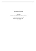 Nursing 5333 Family Nursing I Diagnostic Reasoning Case Study University of Texas Arlington College of Nursing and Health Innovation Kashiris Perryman, DNP, APRN, FNP-PC