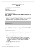 MATH221_W4_Lab_Excel_Adrian Arneson>MATH221 Statistics for Decision Making Week 4 Lab  study guide Updated Spring 2023.