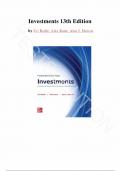 Solution Manual - for Investments 13th Edition by Zvi Bodie, Alex Kane, Alan J. Marcus, All Chapters 1-28