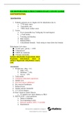 NR 328 PEDIATRICS PROCTORED EXAM 1 STUDY GUIDE 