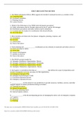 Northern Arizona University MGT MISC EMGT 400 EXAM TWO REVIEW(answered correctly)