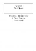 Test Bank for Business Statistics A First Course 8th Edition David M. Levine, Kathryn A. Szabat, David F. Stephan