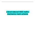 Edexcel A LEVEL MATHS Statistics PAPER  , Maths Statistics MARK SCHEME June 2022, Mechanics paper & MARK SCHEME JUNE 2022 COMPLETE BUNDLE