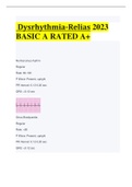  Dysrhythmia-Relias 2023  BASIC A RATED A+