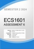 ECS1601 ASSESSMENT 6 SEMESTER 2 2024 (DUE 15 OCT 2024) 