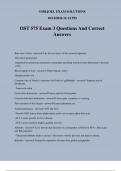 OST 575 Exam 3 Questions And Correct Answers