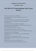 ASVAB-NAVY Exam Questions And Correct Answers