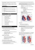 Nursing Care of the Child Born with Congenital Heart Disorders