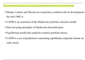 FINA 385 BMC Review Questions with correct answers/BLOOMBERG MARKET CERTIFICATE REVIEW