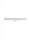 202140 Fall 2021 BIBL 104-B94 LUO Test Quiz: The Old Testament Books of History; Attempt Score 49 out of 50 points