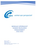 HRM HRM module opdracht NCOI