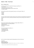 DeVry University, Keller Graduate School of Management ACCT504 | ACCT 504 Week 8, Final Exam 2 (all answers solved correctly)