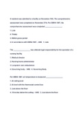 NAB test exam QUESTIONS & ANSWERS ( A+ GRADED 100% VERIFIED)