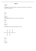 CHEM 210 - Exams 1-8 and Final Exam Review. Course CHEM 210 Institution Portage Learning CHEM 210 - Exams 1-8 and Final Exam Review/CHEM 210 - Exams 1-8 and Final Exam Review. Question 1 3 / 3 pts True or False: According to the Module, a compound with a 