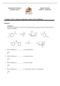 this document contain an helpful revision and practice questions and answers for organic 1 