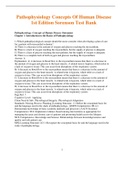 Complete Test Bank Pathophysiology Concepts Of Human Disease 1st Edition Sorenson Questions & Answers with rationales (Chapter 1-53)