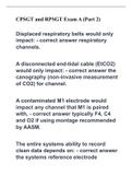 CPSGT and RPSGT Exam A (Part 2) with 100% complete solutions