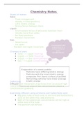 FULL COURSE IGCSE CHEMISTRY PEARSON EDEXCEL NOTES