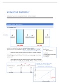 Samenvatting Klinische Biologie (D&T) (3de bach)