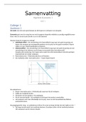 Samenvatting  Algemene Economie 1