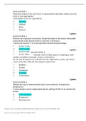 STATISTICS TEST 1> STA 2023G3 Exam Review Test Answered 100% Correctly!