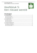 Samenvatting MEMO 1 VMBO BK - Hoofdstuk 5: Een nieuwe wereld