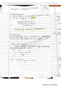 physics kinetic theory notes exam 