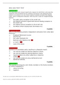 MNA 4404 POST TEST exam Spring 2023_ 100% Scored Already