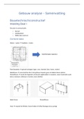 Samenvatting Gebouwanalyse