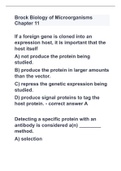 Brock Biology of Microorganisms Chapter 11 with 100% complete solutions