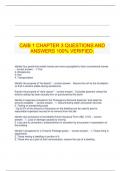 CAIB 1 CHAPTER 3 QUESTIONS AND ANSWERS 100% VERIFIED.