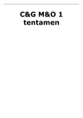 C&G M&O 1 tentamen samenvatting stof