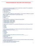 PORTAGE MICROBIOLOGY FINAL EXAM Microbiology is the study of what  - microorganisms/viruses and there biological processes What is the smallest b iological unit of life?  - cell What is a macromolecule?  - a molecule containing a very large number of atom