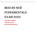 HESI RN NEW FUNDAMENTALS EXAM