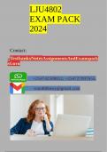 LJU4802 EXAM PACK 2024