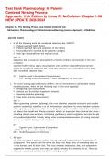 Test Bank Pharmacology A Patient-Centered Nursing Process Approach, 11th Edition by Linda E. McCuistion Chapter 1-58 NEW UPDATE 2023/2024