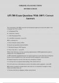 API 580 Exam Questions With 100% Correct Answers