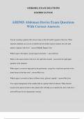 ARDMS Abdomen Davies Exam Questions With Correct Answers