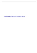 MATH 225N Week 6 Discussion Confidence Interval, MATH225N: Statistical Reasoning for the Health Sciences, Chamberlain College of Nursing