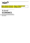 Mark scheme (A-level) _ Paper 2 National and international economy - Sample set 1.pdf