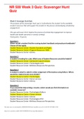 NR 500 Week 3 Quiz: Scavenger Hunt Quiz Category NR 500 Foundational Concepts And Applications $29.00 Buy Now (NR 500 Week 3 Quiz, NR 500 Week 3 Quiz) Question 1  Where would a student find the nursing student handbook and practicum handbooks? Choose all 