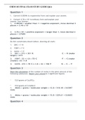 CHEM 103 FINAL EXAM STUDY GUIDE Q&A