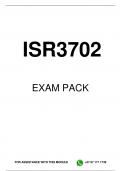 ISR3702 EXAM PACK 2024