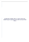 Straighterline: ANATOMY AND PHYSIOLOGY I / BIO201 quizzes 1-16, Midterm and final exam collection answered and graded 98 overall > Latest 2023