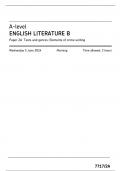 AQA MERGED QUESTION PAPER AND MARK SCHEME ENGLISH LITERATURE B PAPER 2A-7717/2A (TEXTS AND GENRES: ELEMENTS OF CRIME WRITING) FOR JUNE 2024