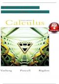 TEST BANK for Calculus 9th Edition by Varberg, Purcell and Rigdon, all Chapters covered ISBN: 9780131429246